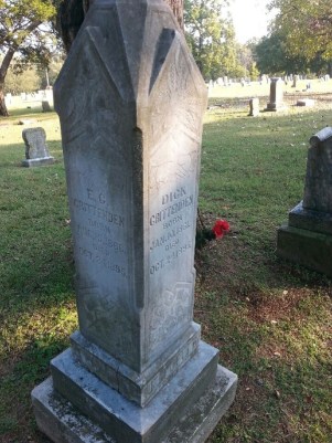Dick and Zeke Crittenden Headstone Hulbert Cemetery