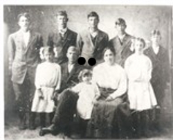 Edith Eliza Beck Coughran and her family